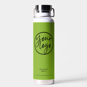 TRENDY MINIMAL BRAND BUSINESS OWN LOGO LIME GREEN WATER BOTTLE