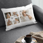 Trendy Minimalist Collage Fathers Photo Daddy Gift Lumbar Cushion<br><div class="desc">Looking for a unique and stylish way to honour the father figure in your life? Check out our trendy minimalist collage featuring a collection of beautiful photographs of dads. With its clean lines and elegant design, this collage is the perfect way to showcase the special bond between fathers and their...</div>