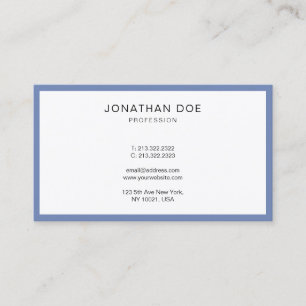 Trendy Minimalist Cool Smart Modern Design Luxury Business Card