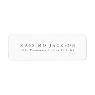 Trendy Minimalist Elegant Professional Name 