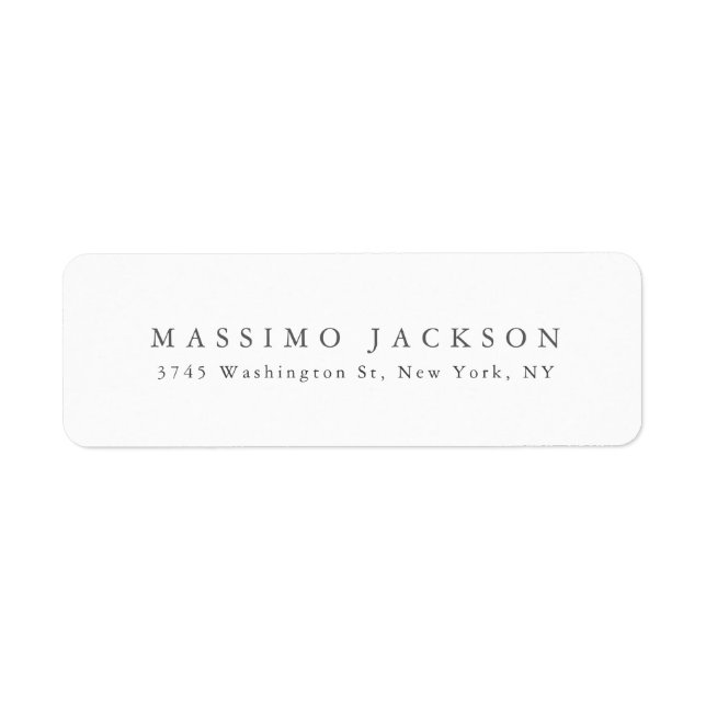 Trendy Minimalist Elegant Professional Name  (Front)