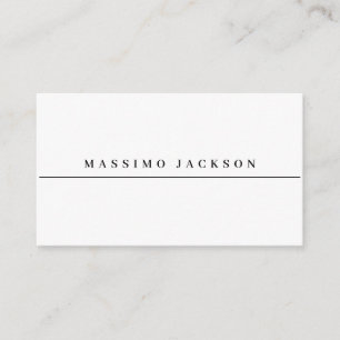 Trendy Minimalist Elegant Professional Serif Font Enclosure Card