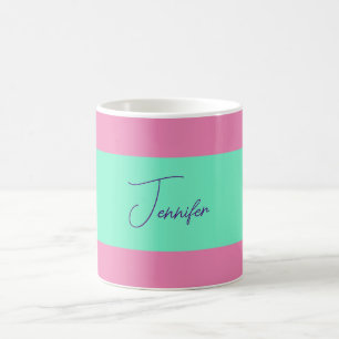 Trendy Minimalist Modern Plain Simple Pastel Colou Coffee Mug