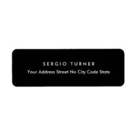 Trendy Minimalist Professional Black