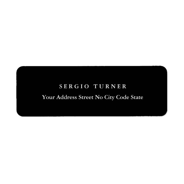 Trendy Minimalist Professional Black (Front)