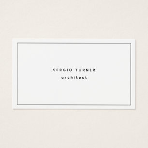 Trendy Minimalist Professional Profile Card