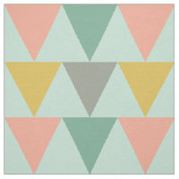 Trendy Mint Geometric Triangle Pattern