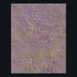 Trendy Modern Abstract Art Pink Yellow Green Faux Canvas Print<br><div class="desc">Trendy Modern Abstract Art Pink Purple Yellow Green Faux Wrapped Canvas Print.</div>