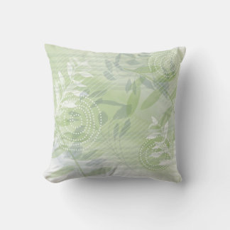 Trendy Modern Abstract Floral botanical Cushion