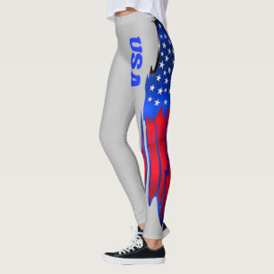 Trendy Modern Abstract Leggings