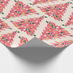 trendy modern bright colour festive christmas tree wrapping paper<br><div class="desc">***this design is part of a christmas holiday collection*** trendy modern bright colour festive christmas tree _______________________ this design template is fully editable and customisable by you the customer - click personalise further button if you with to move, add, delete or make major changes to the design _______________________ *if you...</div>