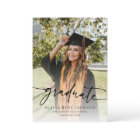 Trendy Modern Casual Photo Graduation