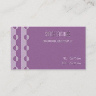 Trendy Modern Changeable Colour Dot Biz Cards