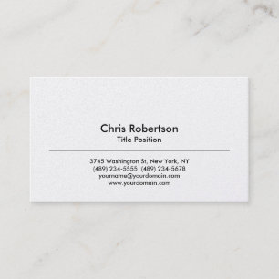 Trendy Modern Charming Business Card