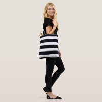 Trendy Modern Chic Black And White Striped Cool
