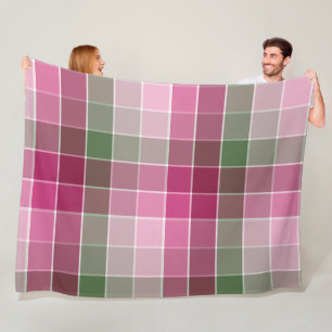 Trendy Modern colour block Fleece Blanket