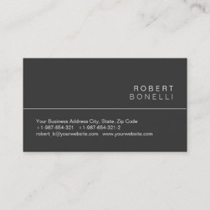 Trendy Modern Consultant Business Card