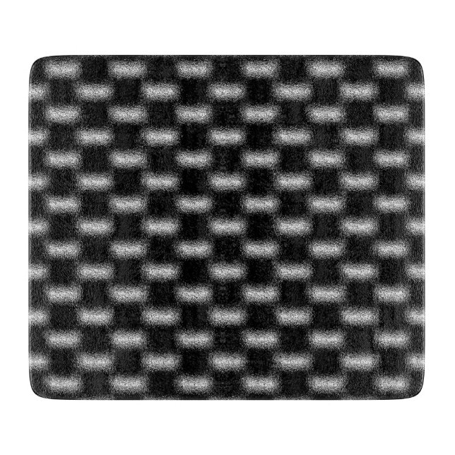 Trendy Modern Cool Unique Abstract Pattern Cutting Board (Front)