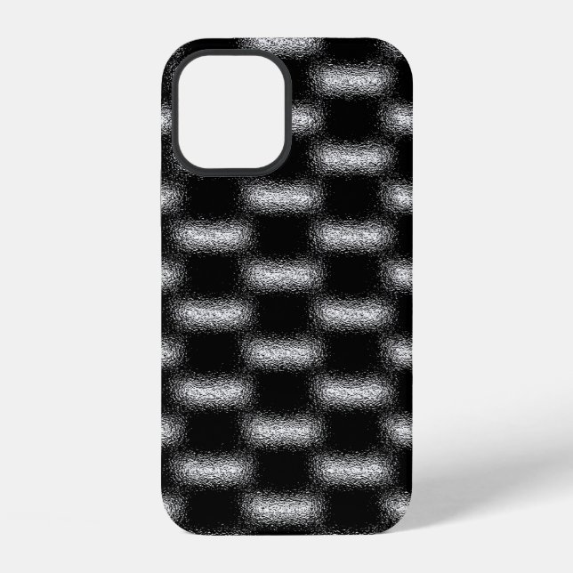 Trendy Modern Cool Unique Abstract Patterns iPhone Case (Back)