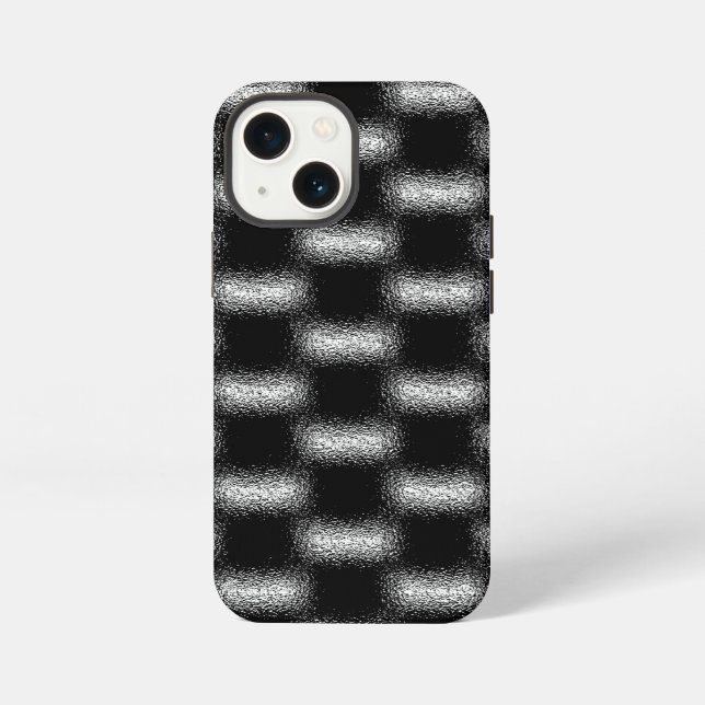 Trendy Modern Cool Unique Abstract Patterns iPhone Case (Back)