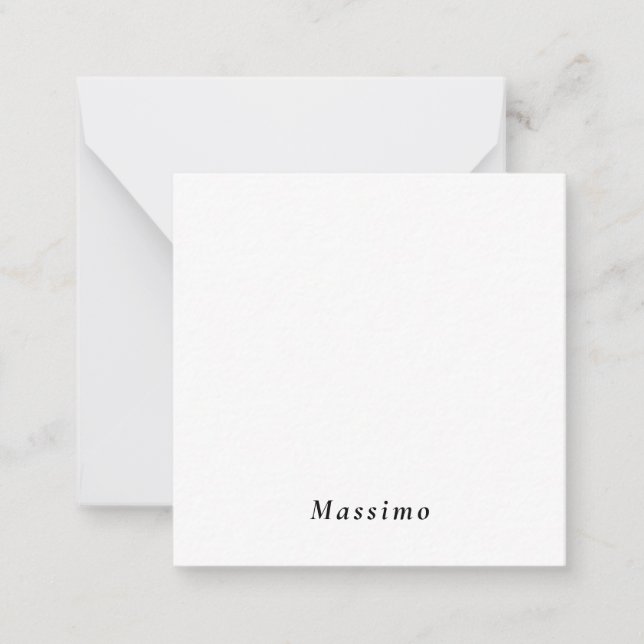 Trendy Modern Design Unique Personal Card (Front)