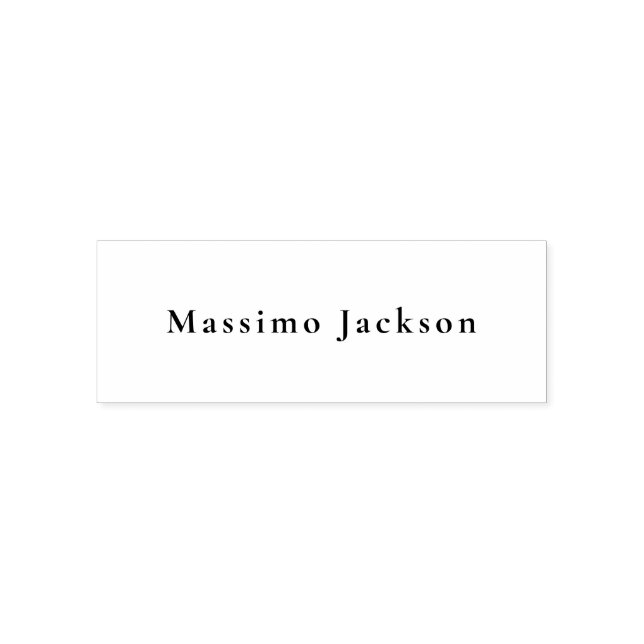 Trendy Modern Design Unique Personal Self-inking Stamp (Design)