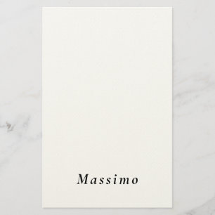 Trendy Modern Design Unique Personal Stationery