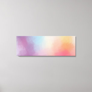 Trendy Modern Elegant Colourful Abstract Artwork Canvas Print