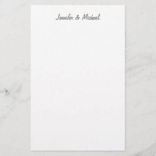 Trendy Modern Elegant Simple Minimalist Wedding Stationery