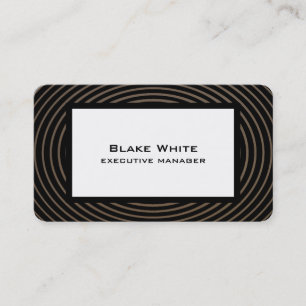 Trendy Modern Elegant Waves Pattern Business Card