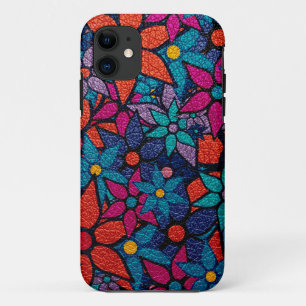 Trendy Modern Floral Pattern #2 iPhone 11 Case