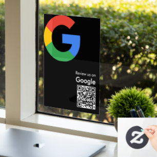 Trendy Modern Google Review QR Code