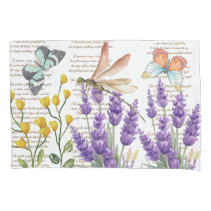Trendy modern handwritten background Botanical Pillowcase