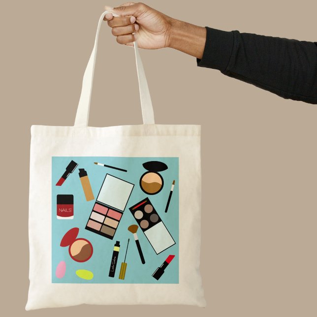 Trendy Modern Make Up Artist Tote Bag (Make Up tote bag)