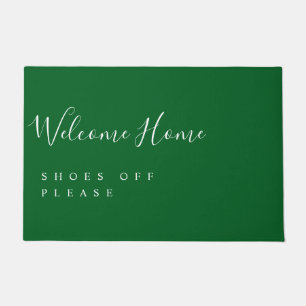 Trendy Modern Minimal Welcome Shoes Off  Doormat