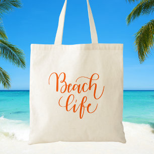 Trendy Modern Minimalist Stylish Beach Tote Bag