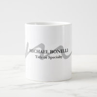 Trendy modern monogram initial professional