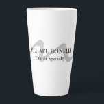 Trendy modern monogram initial professional  latte mug<br><div class="desc">You Can Easily Change the Details,  Types,  Colours,  Sizes,  Characters.</div>
