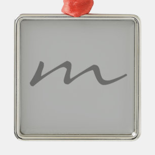 Trendy modern monogram professional  metal tree decoration