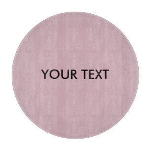 Trendy Modern Professional Custom Brand Name Pink  Cutting Board