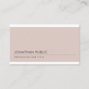 Trendy Modern Professional Design Cool Graceful Business Card