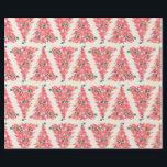 trendy modern retro colour festive christmas tree wrapping paper<br><div class="desc">***this design is part of a christmas holiday collection*** trendy modern bright colour festive christmas tree _______________________ this design template is fully editable and customisable by you the customer - click personalise further button if you with to move, add, delete or make major changes to the design _______________________ *if you...</div>