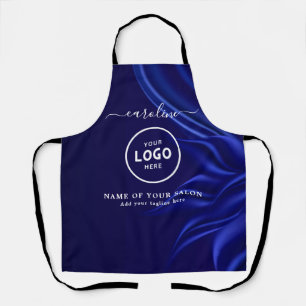 Trendy Modern Salon Logo Apron