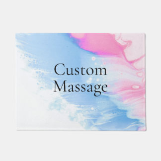 Trendy Modern Simple Custom Massage Doormat