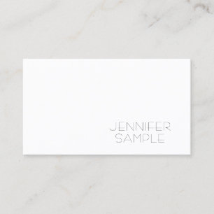 Trendy Modern Simple Elegant Template Professional Business Card