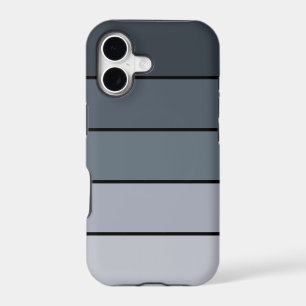 Trendy Modern Space Grey Stripes