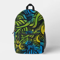 Trendy Modern Vibrant Chic Street Style Graffiti