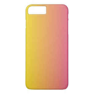 Trendy Monogram Pink Yellow Case-Mate iPhone Case