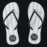 Trendy Monogram Wedding Favour | Any Colour Jandals<br><div class="desc">Celebrate in style with these trendy wedding flip flops. This design is easy to personalise with your own wording and your guests will be thrilled when they receive these fabulous party favours.</div>