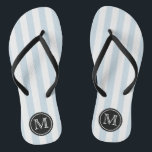 Trendy Monogram Wedding Favour | Any Colour Jandals<br><div class="desc">Celebrate in style with these trendy wedding flip flops. This design is easy to personalise with your own wording and your guests will be thrilled when they receive these fabulous party favours.</div>